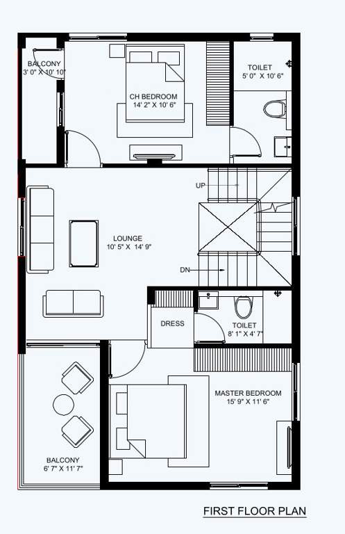  pranav grove park Floor Plan First Floor Plan