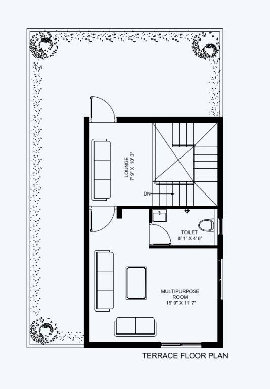 Terrace Floor Plan pranav grove park Floor Plan Terrace Floor Plan