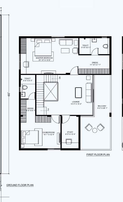  pranav grove park Floor Plan First Floor Plan
