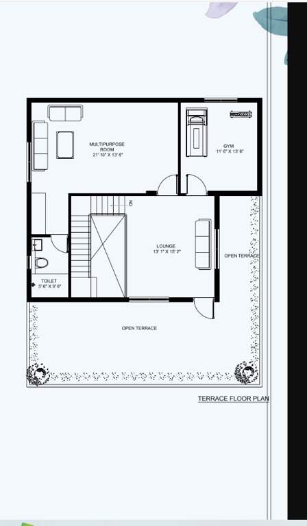  pranav grove park Floor Plan Second Floor Plan