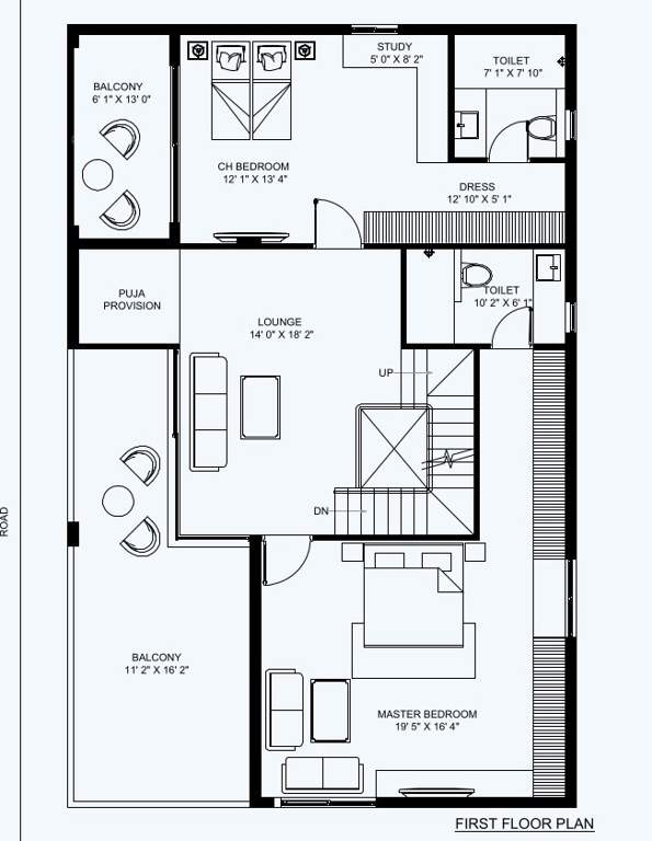  pranav grove park Floor Plan First Floor Plan