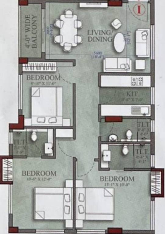  square Floor Plan Floor Plan