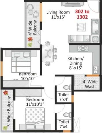  garden-homes-atharva-nagari-vii Floor Plan Floor Plan