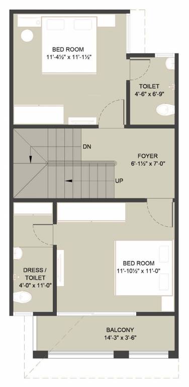  sattva villa Floor Plan First Floor Plan