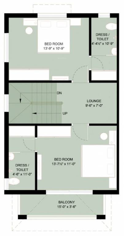  sattva villa Floor Plan First Floor Plan