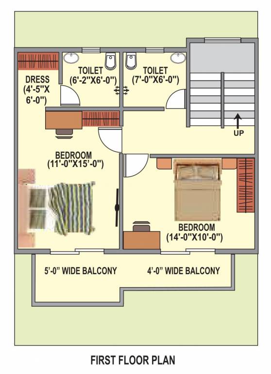 First Floor Plan swami puram row houses a Floor Plan First Floor Plan