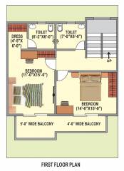First Floor Plan swami-puram-row-houses-a Floor Plan First Floor Plan