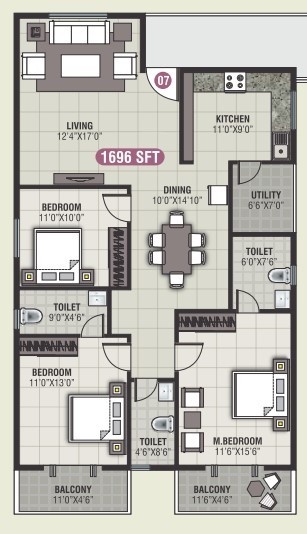 Floor Plan gokulam Floor Plan Floor Plan