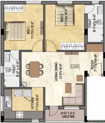  rose Floor Plan Floor Plan