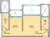 Bhoomi Realty Om Sai Floor Plan (1BHK+1T)