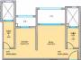 Bhoomi Realty Om Sai Floor Plan (1BHK+1T)