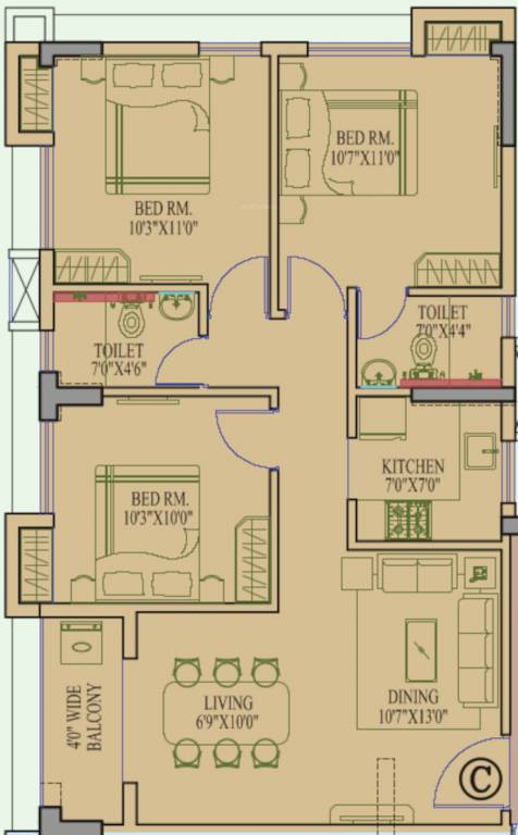  seasonss Floor Plan Floor Plan