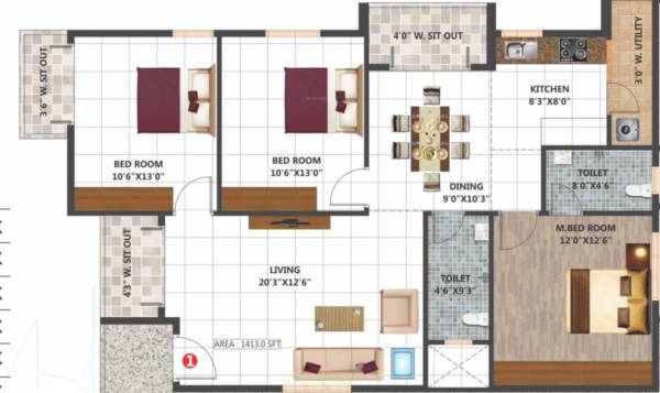  symphony Floor Plan Floor Plan