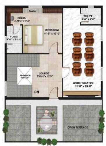  praveens-hillside Floor Plan Terrace Floor Plan