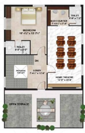  praveens hillside Floor Plan Terrace Floor Plan