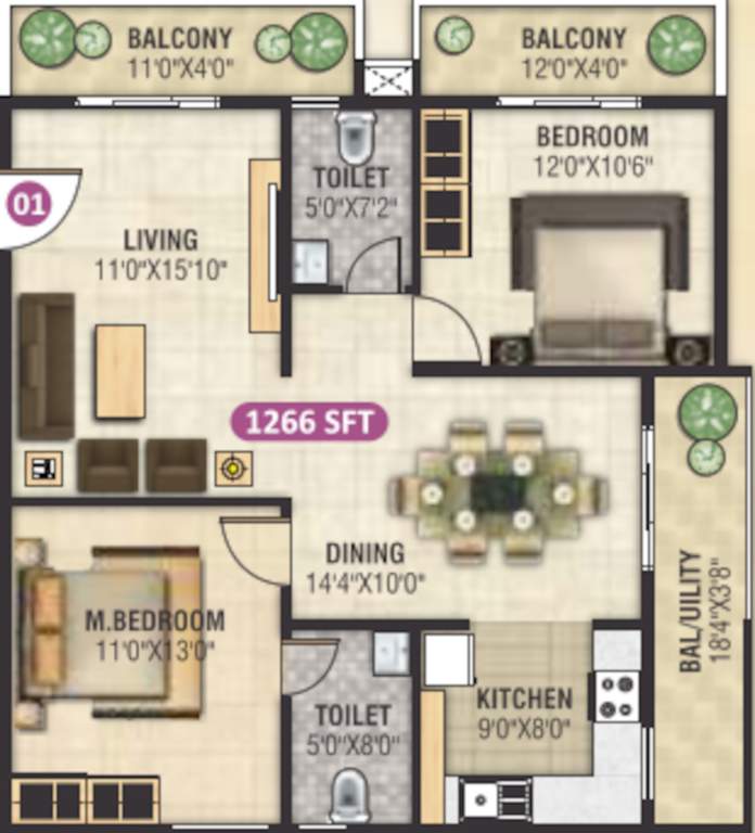  excel golden enclave Floor Plan Floor Plan