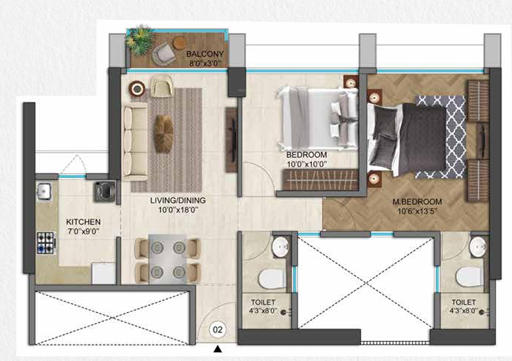  25-hourlife-tower-c1 Floor Plan Floor Plan