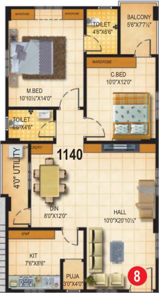  county Floor Plan Floor Plan