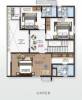  minara Floor Plan Upper Level Duplex Plan