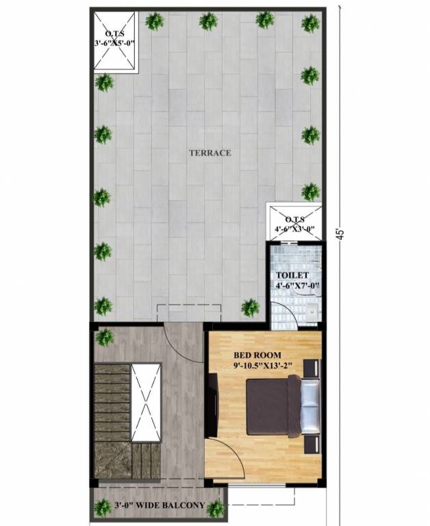  villas Floor Plan First Floor Plan