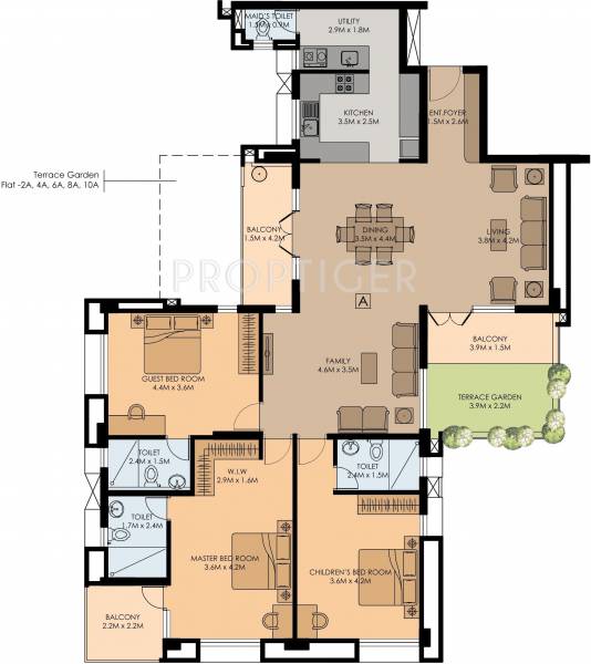 Good Elements (3BHK+4T (2,181 sq ft) 2181 sq ft)