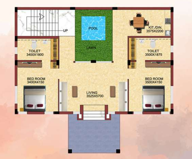 the residency Floor Plan Ground Floor Plan