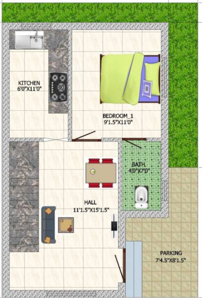  sai-elegance Floor Plan Ground Floor Plan