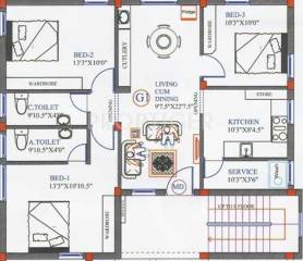 Sri Subhagruha (3BHK+2T (1,139 sq ft) 1139 sq ft) Sri Subhagruha (3BHK+2T (1,139 sq ft) 1139 sq ft)
