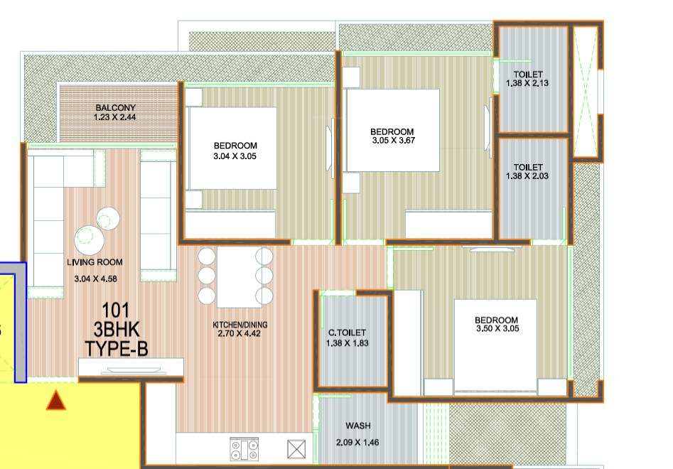  orchid Floor Plan Floor Plan