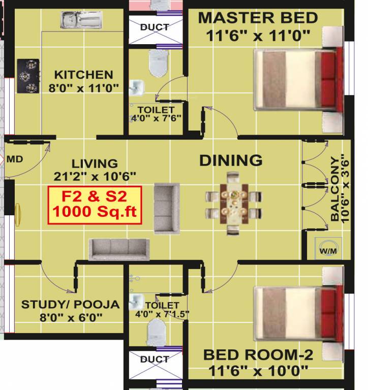  paripoorna Floor Plan Floor Plan