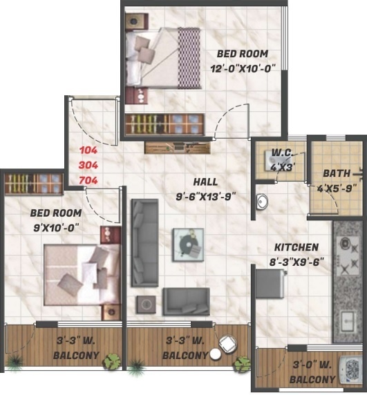 krushna-pride-2 Floor Plan Floor Plan