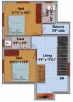  sai-resedency Floor Plan Upper Level Duplex Plan