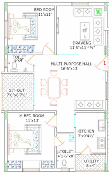  divyadeeps-castle-homes Floor Plan Floor Plan