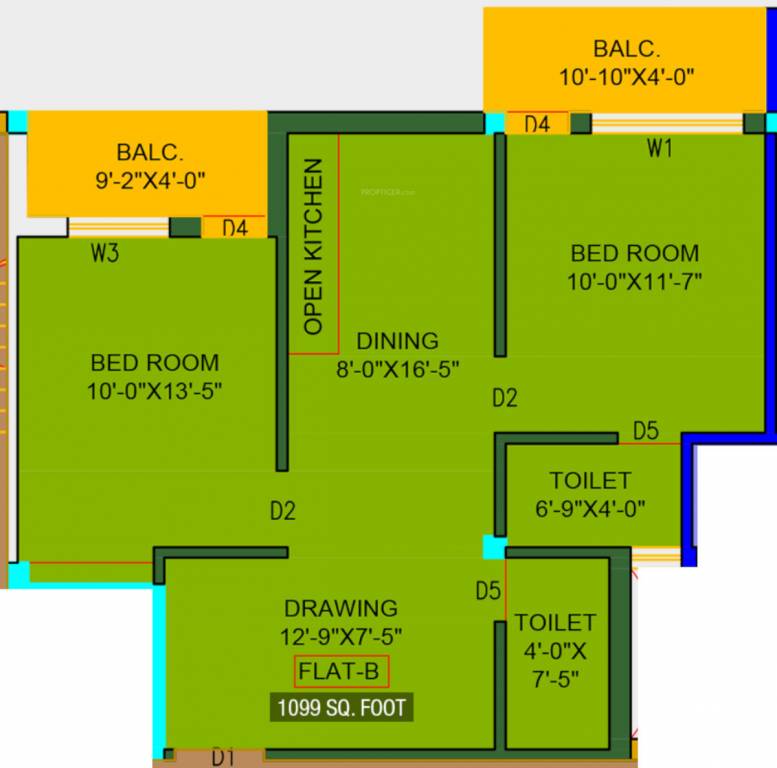 anushree apartment Floor Plan Floor Plan