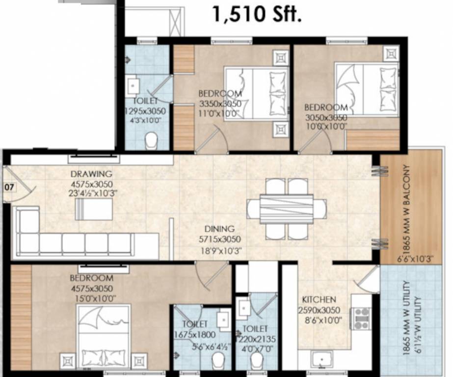  space Floor Plan Floor Plan