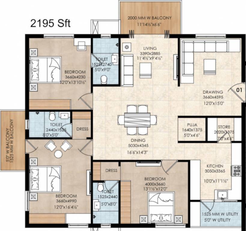  space Floor Plan Floor Plan