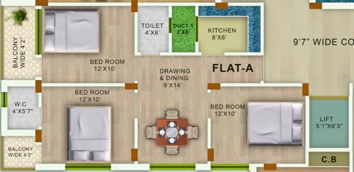  gopinath-apartment Floor Plan Floor Plan