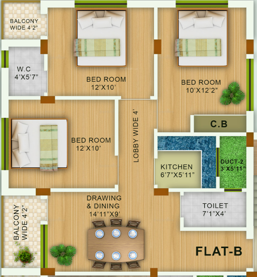  gopinath-apartment Floor Plan Floor Plan