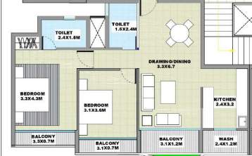  ishwari greens block b c Floor Plan Floor Plan
