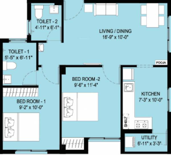  four-greens-ii Floor Plan Floor Plan