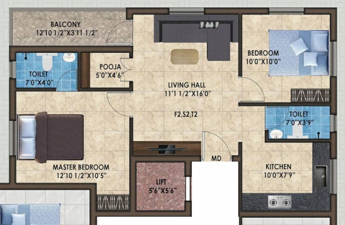  manam flats Floor Plan Floor Plan