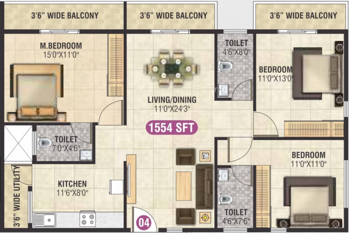  subhkam Floor Plan Floor Plan