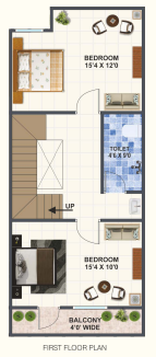 Upper Level Duplex Plan aashima-divine-infinity Floor Plan Upper Level Duplex Plan