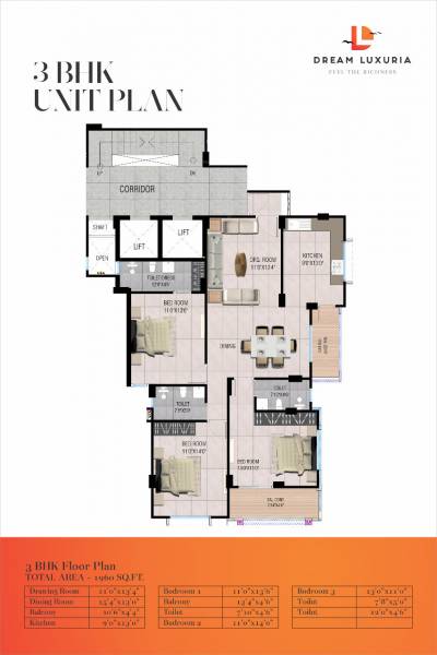  luxuria Floor Plan Floor Plan
