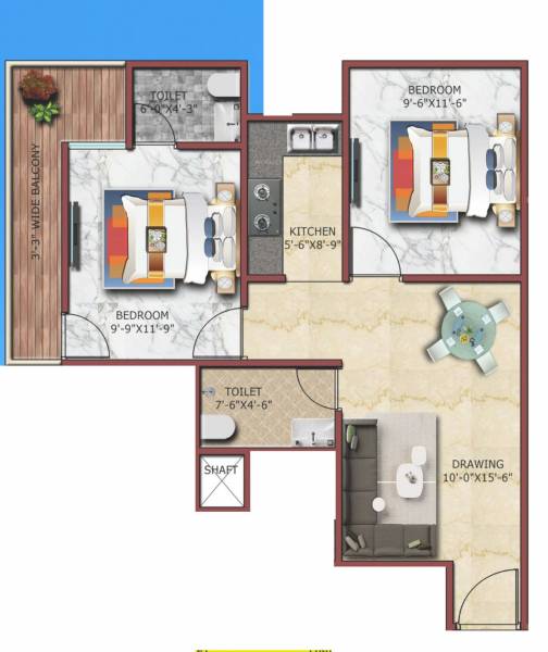  greens Floor Plan Floor Plan