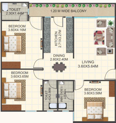  aashima-divine-city Floor Plan Floor Plan