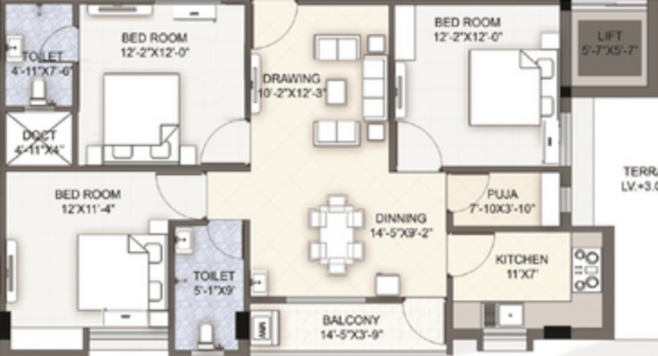 luxuria Floor Plan Floor Plan