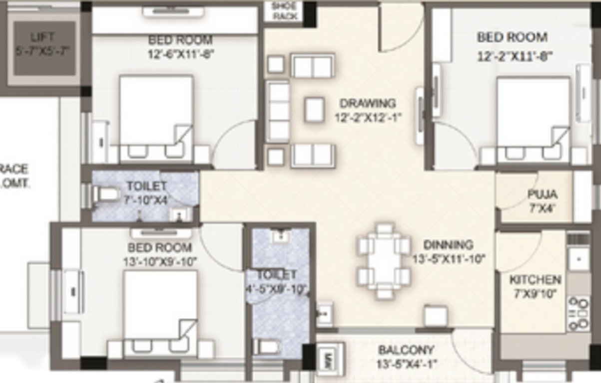 luxuria Floor Plan Floor Plan