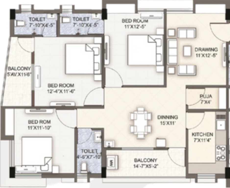 luxuria Floor Plan Floor Plan