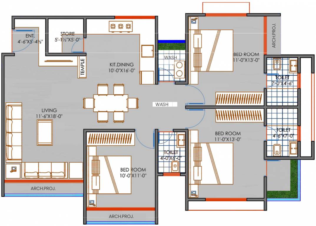  peak living Floor Plan Floor Plan